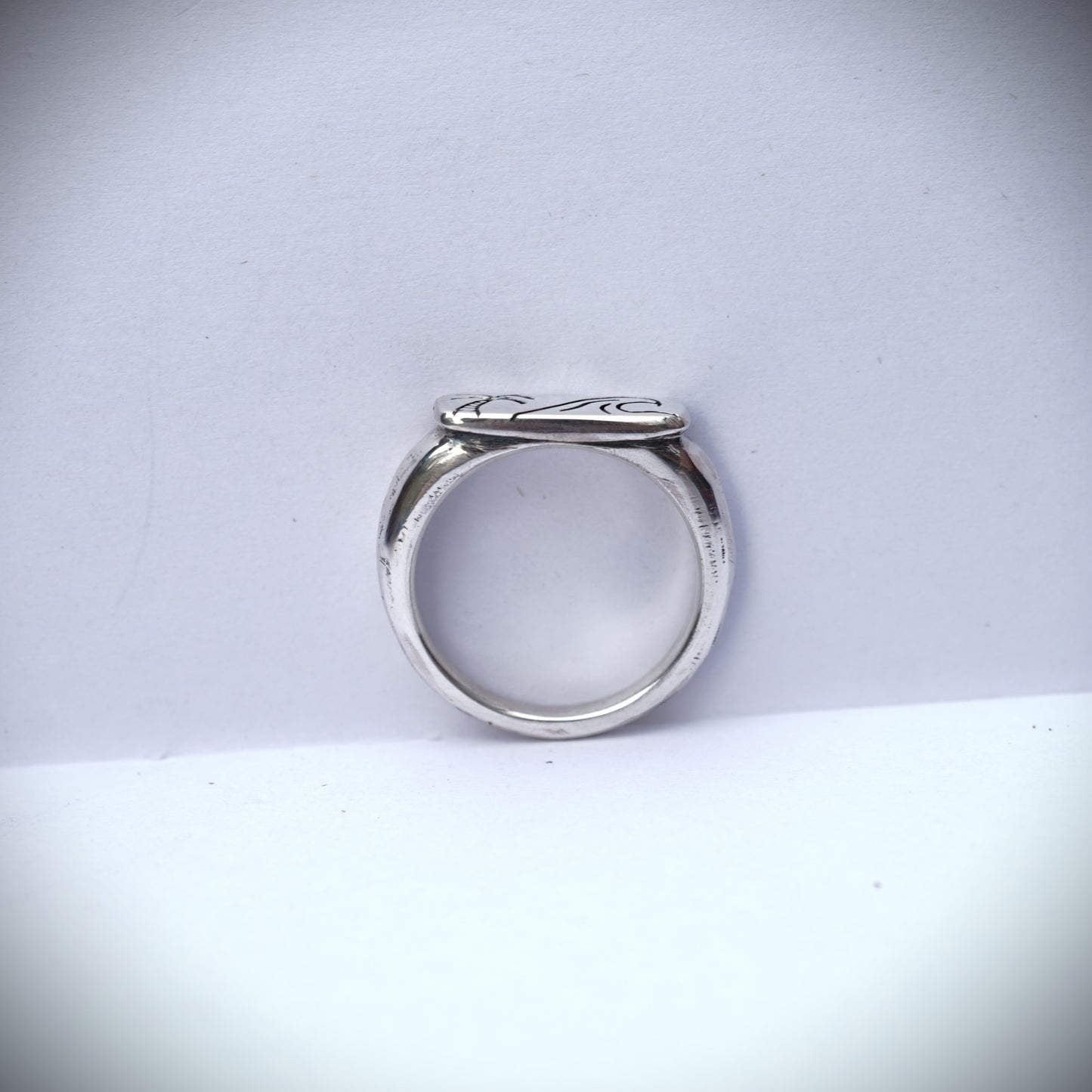 Beach Stacking Signet Ring