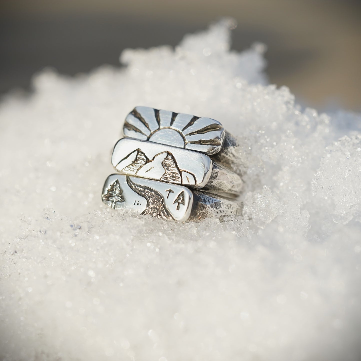 Sunset Stacking Ring