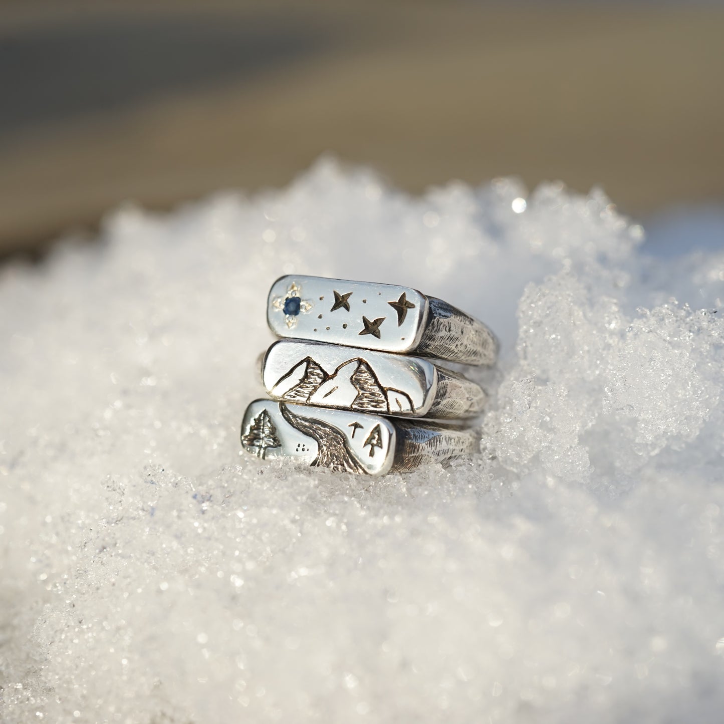 Sunset Stacking Ring