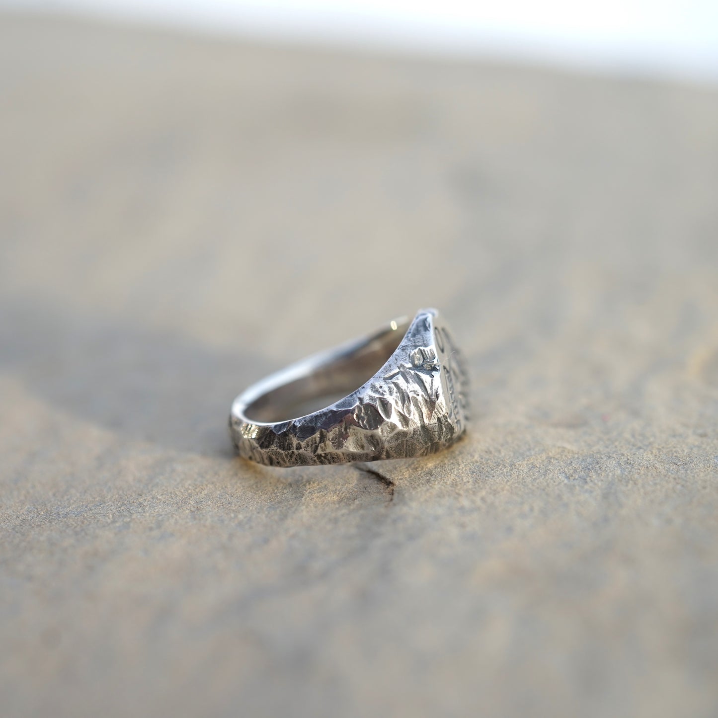 Mountain Landscape Signet Ring