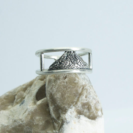 Japanese Volcano Cage Ring
